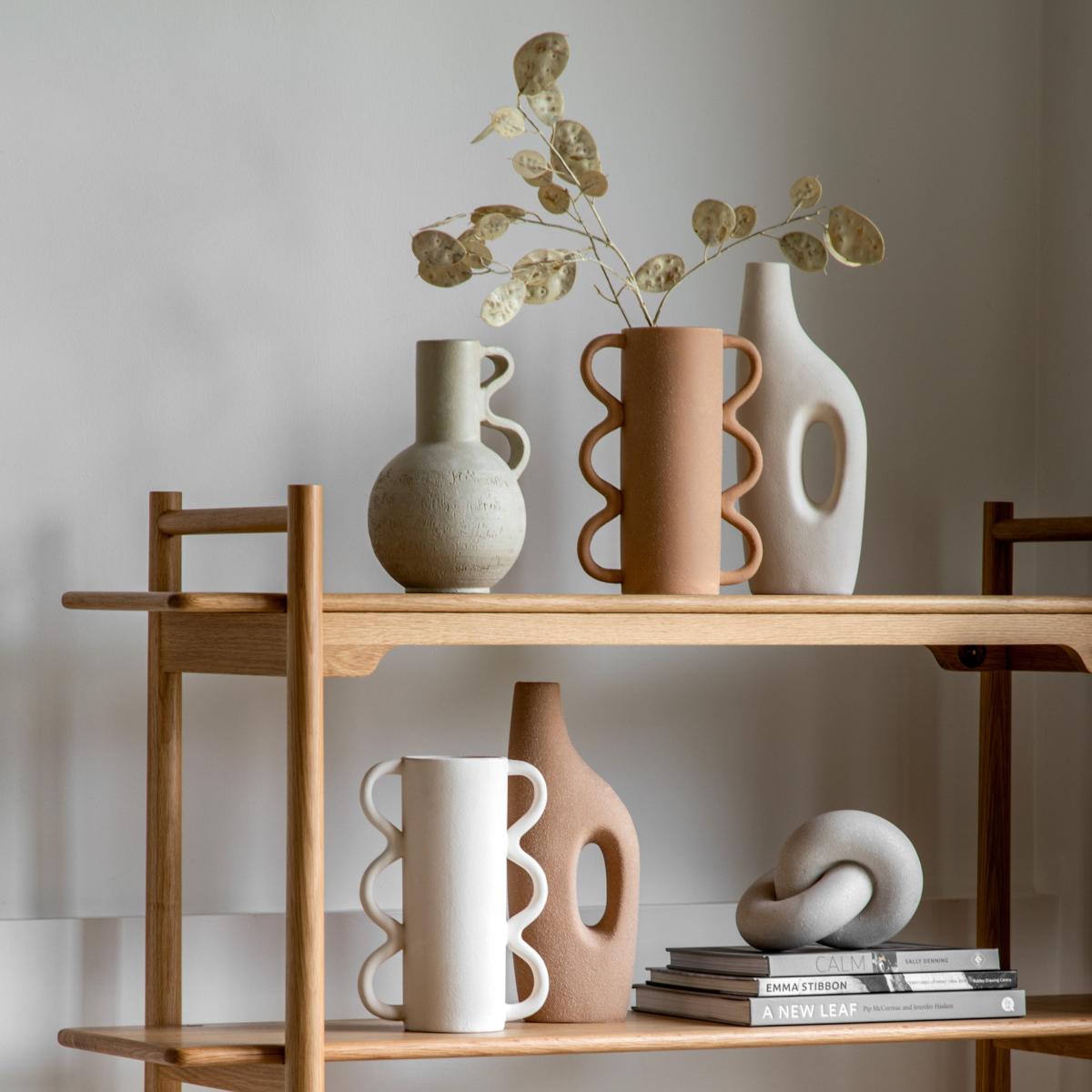 Ashwick Ceramic Vase Light Grey – image 3