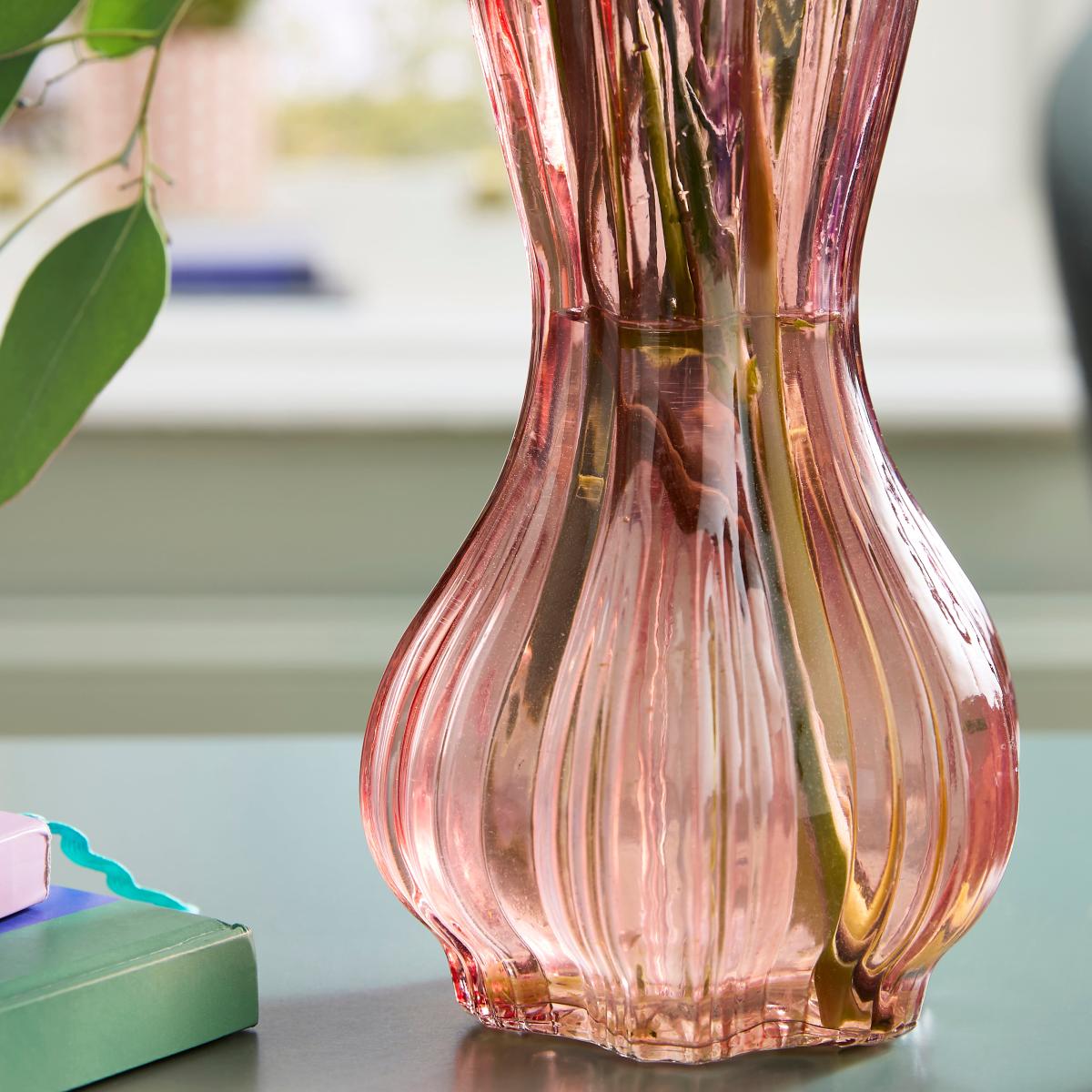 Sophie Robinson Clementine Fluted Glass Vase – image 2