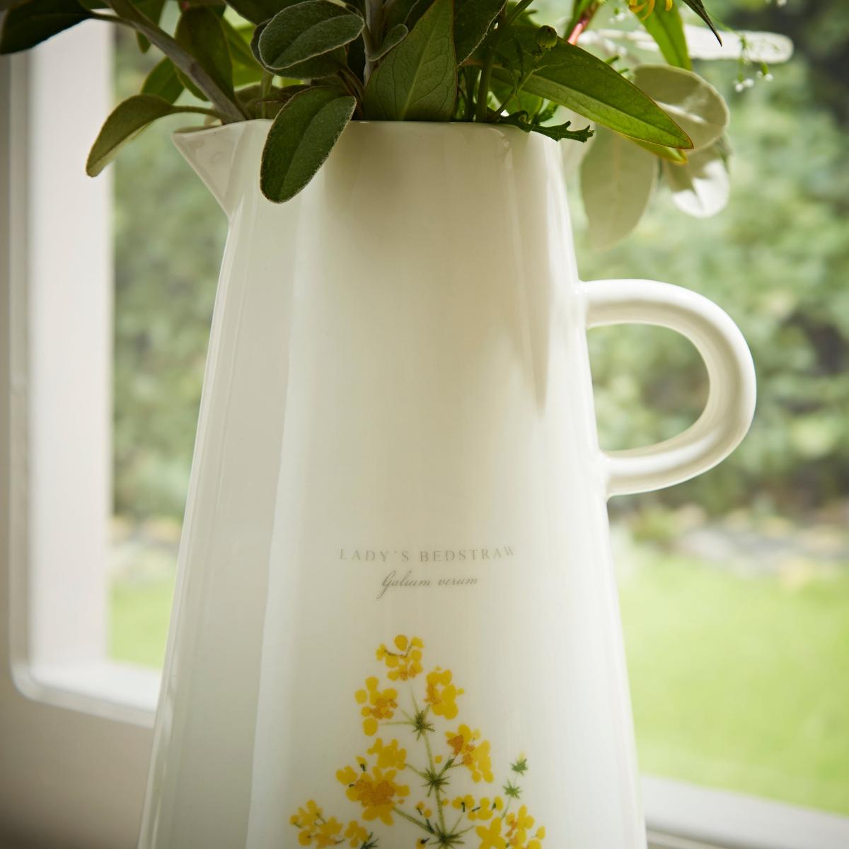 Lady's Bedstraw Ceramic Tall Vase 30cm MultiColoured – image 3