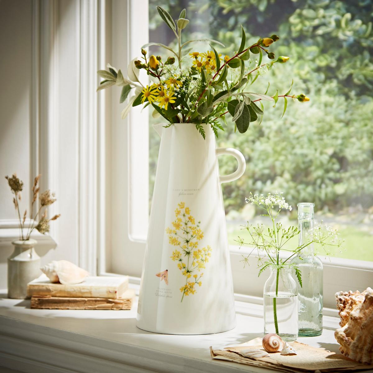 Lady's Bedstraw Ceramic Tall Vase 30cm MultiColoured – image 1