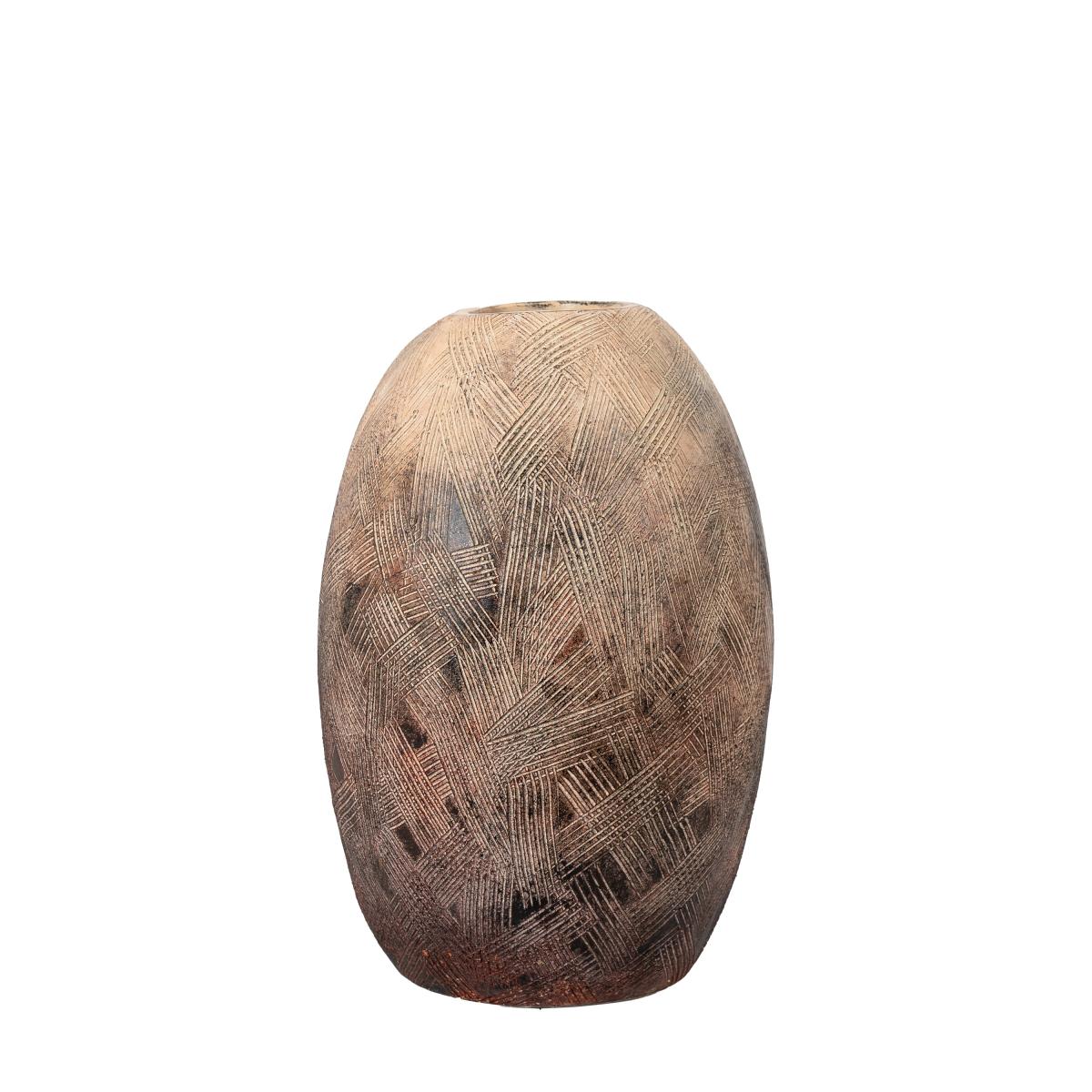 Sibsey Large Distressed Ceramic Vase Black – image 2