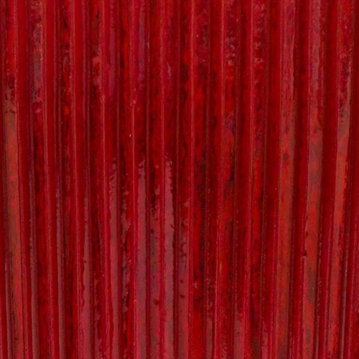 Ribbed Tall Glass Vase Burgundy – image 4