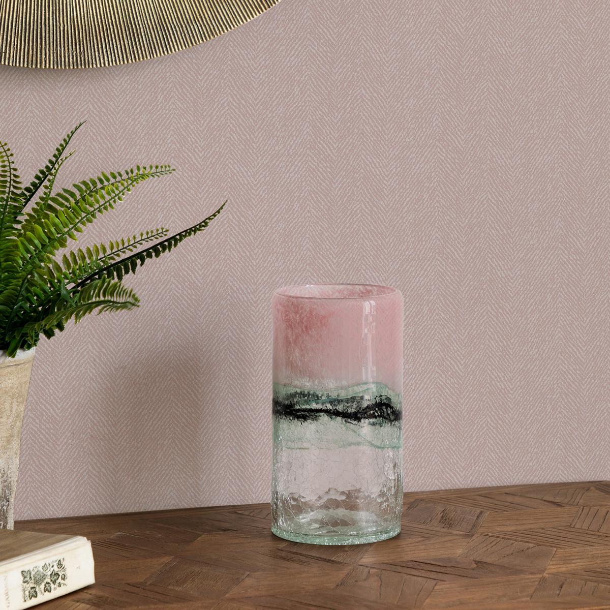 Voyage Maison Dusky Pink & Black Vase – image 1
