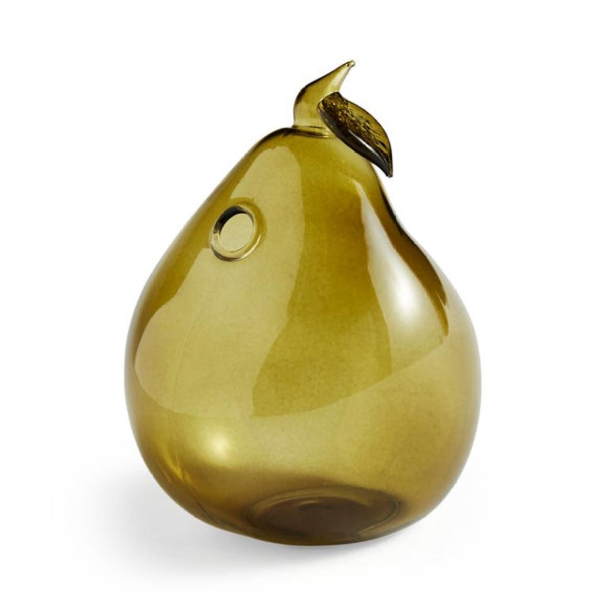 Pear Green Glass Bud Vase – image 3