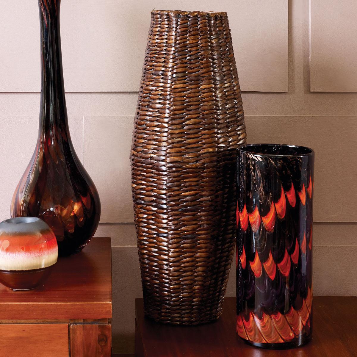 Brown Cattail Vase Brown – image 2