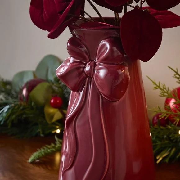 Bow Ceramic Vase – image 2