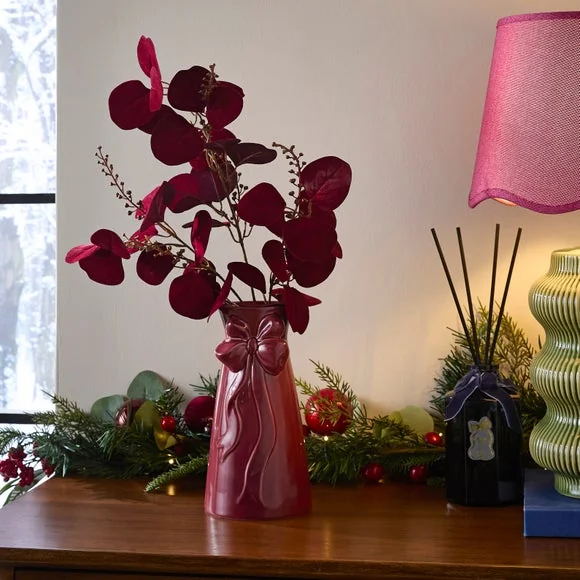Bow Ceramic Vase – image 1