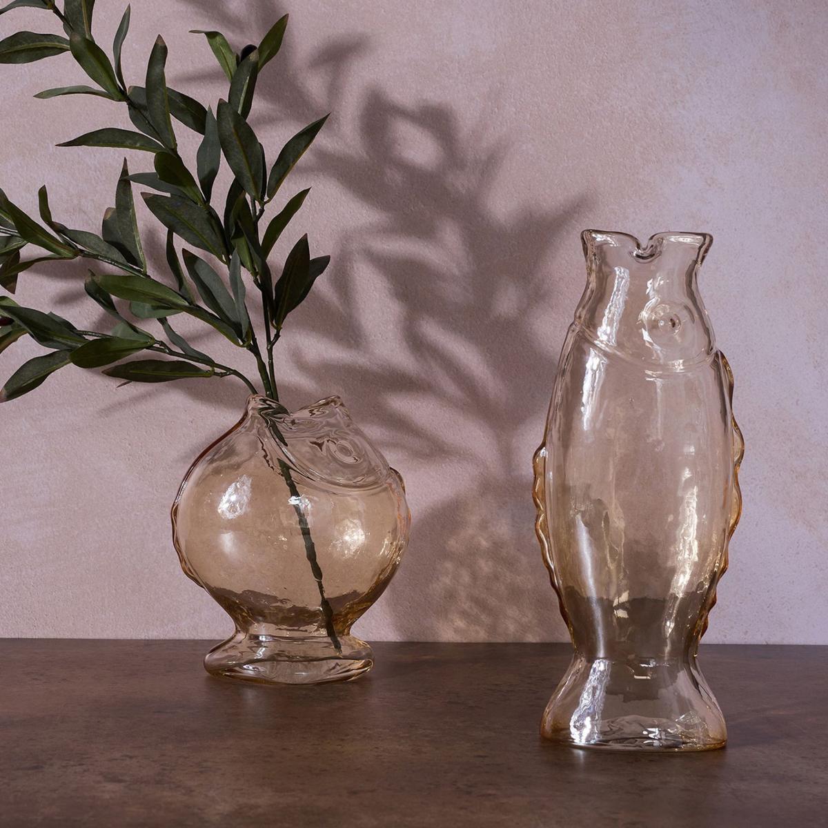 Hestia Fish Glass Vase – image 2