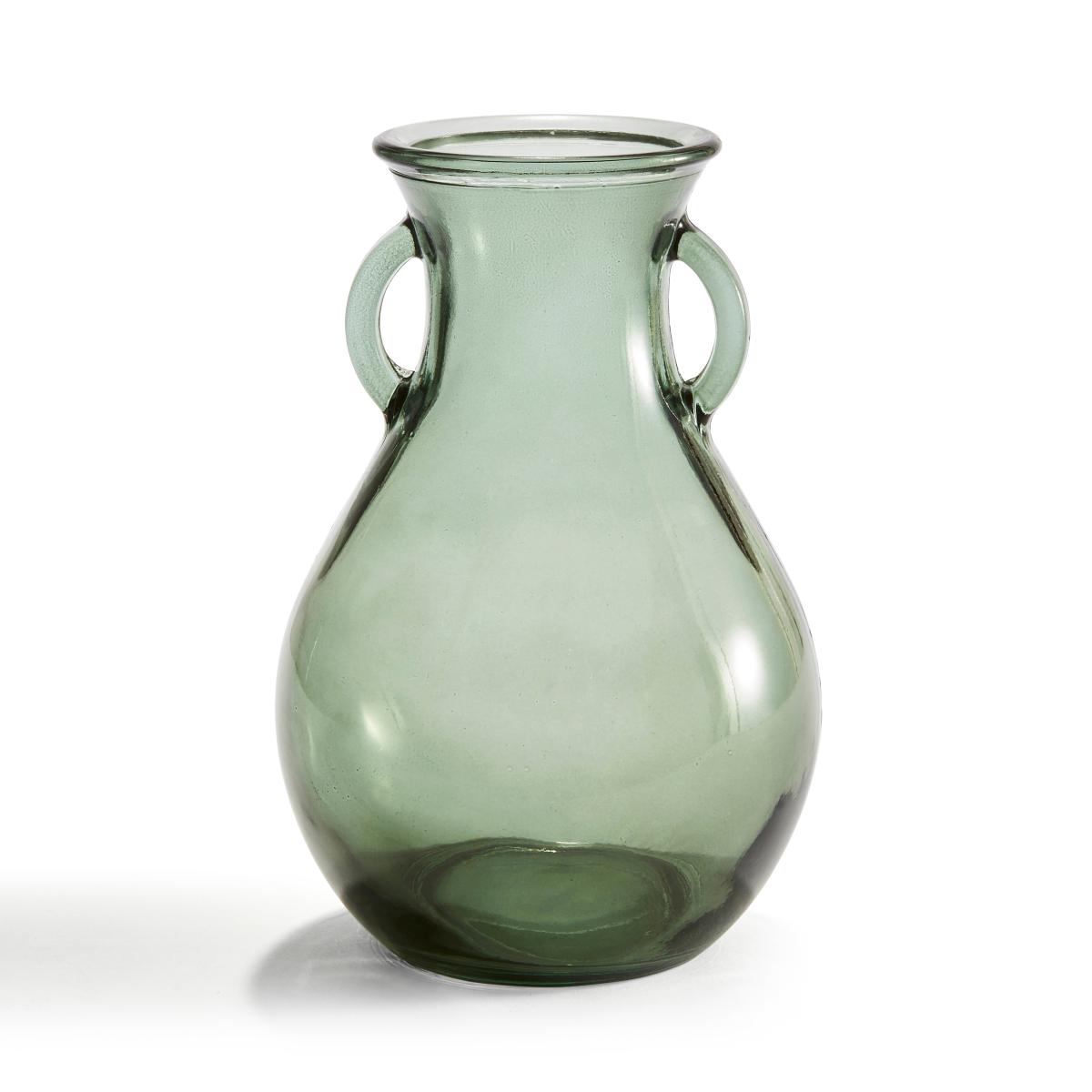 Lilypad Recycled Glass Urn Vase 25cm Green – image 3
