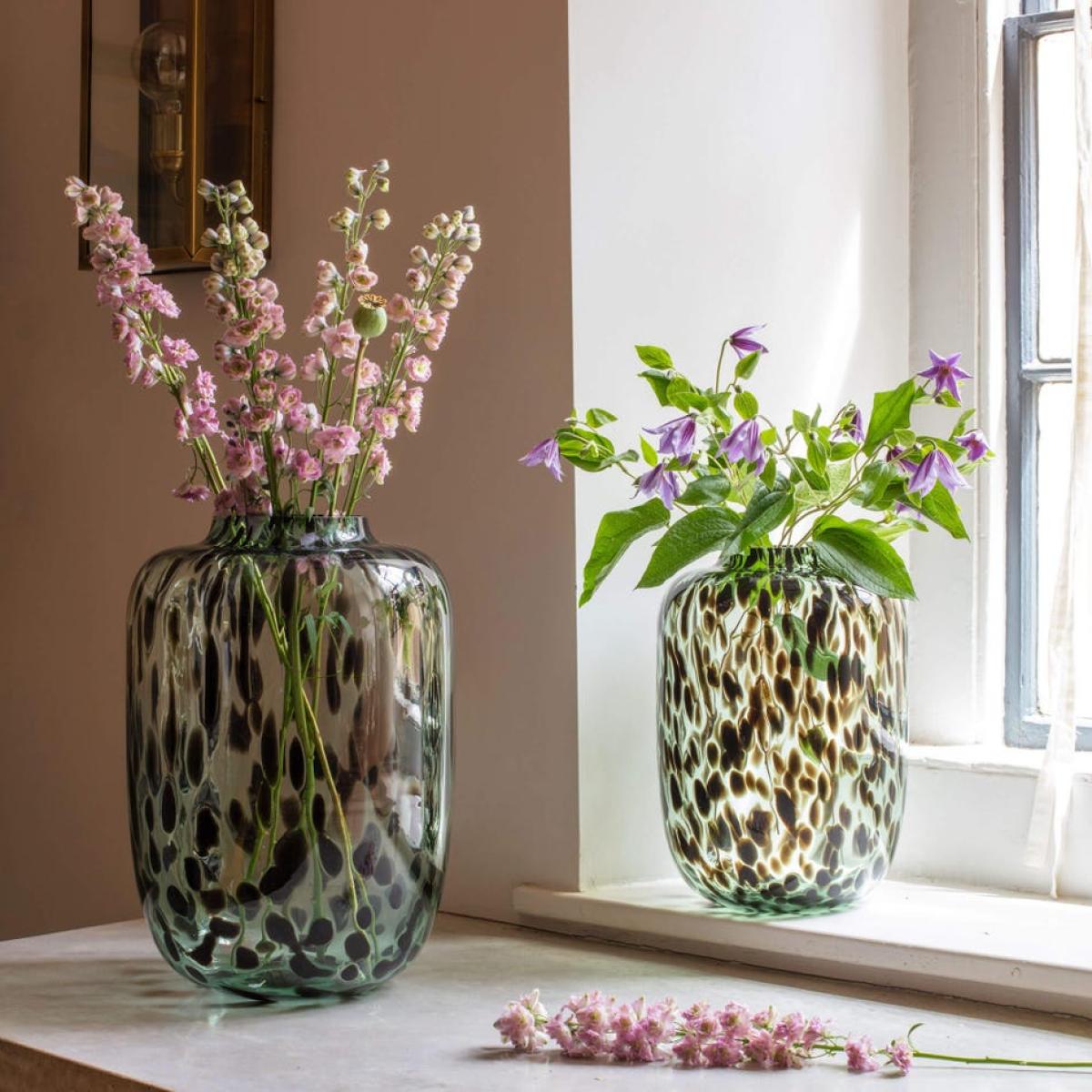 Graham and Green Large Black Speckle Vase – image 2