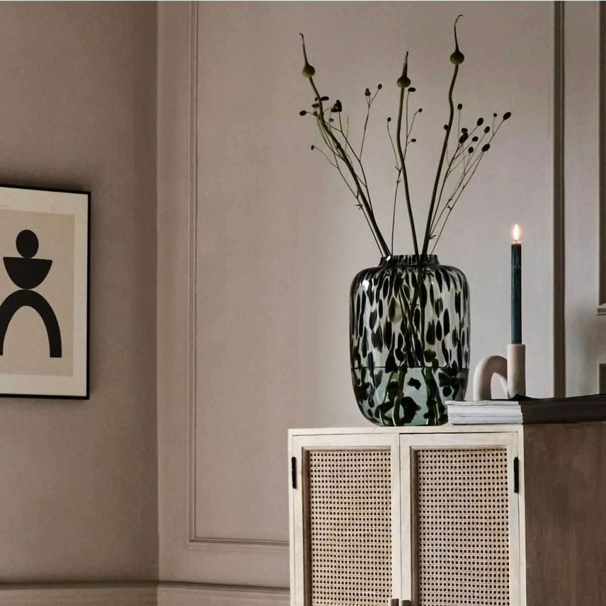 Graham and Green Large Black Speckle Vase – image 4