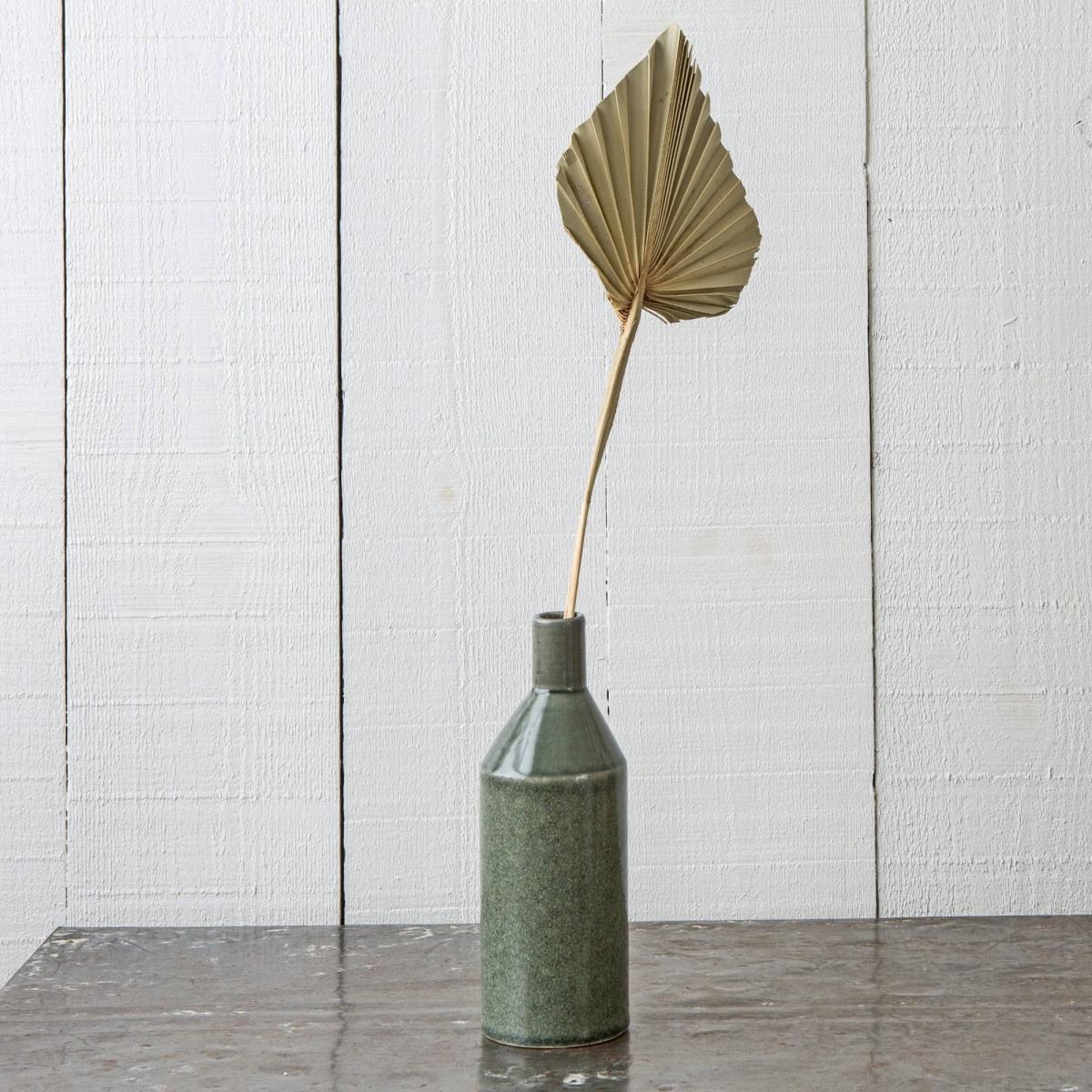 Green Funnel Vase – image 3