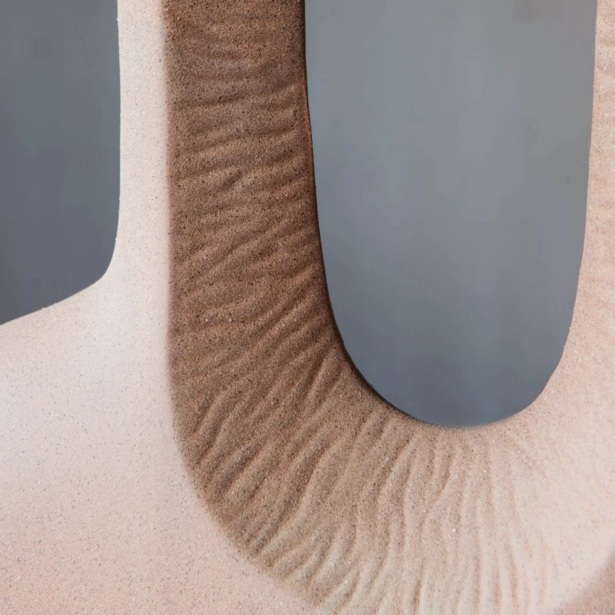 Terracotta Abstract Twin Vase – image 4