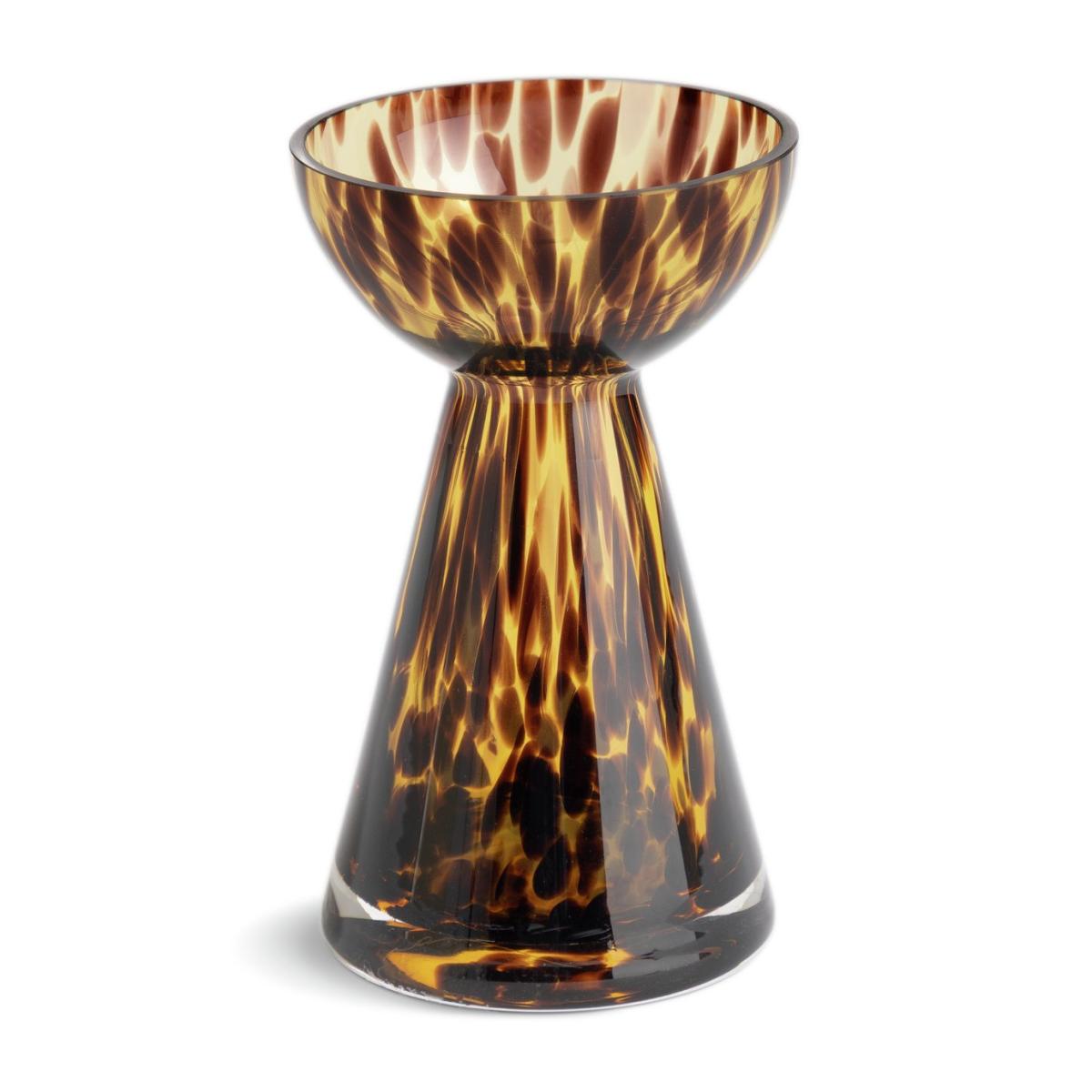 Habitat Tortoiseshell Glass Bud Vase – image 3