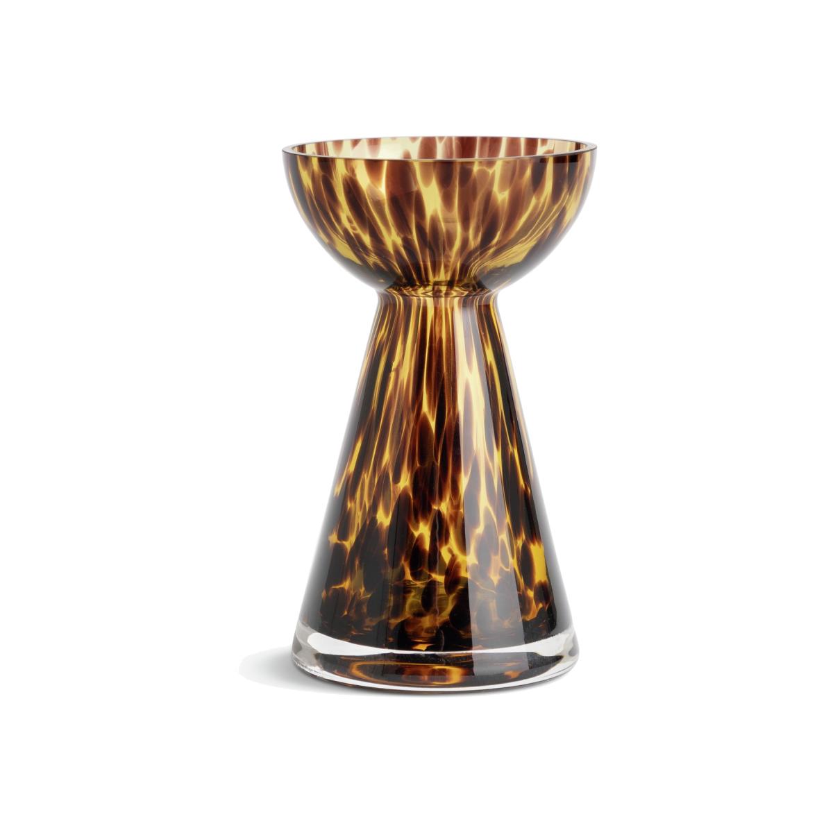 Habitat Tortoiseshell Glass Bud Vase – image 1