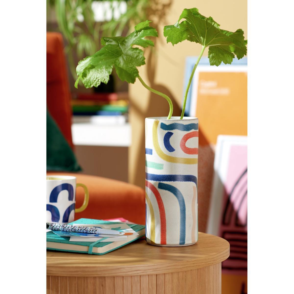 Habitat Multicoloured Vase – image 3