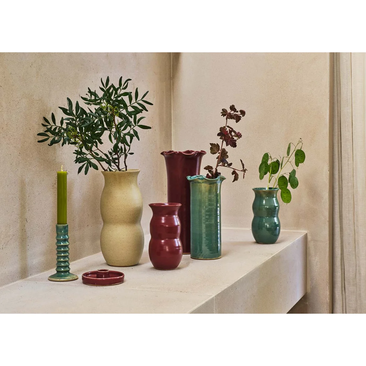 Heal's + Aylesford Clay Bubble Vase Small – image 3