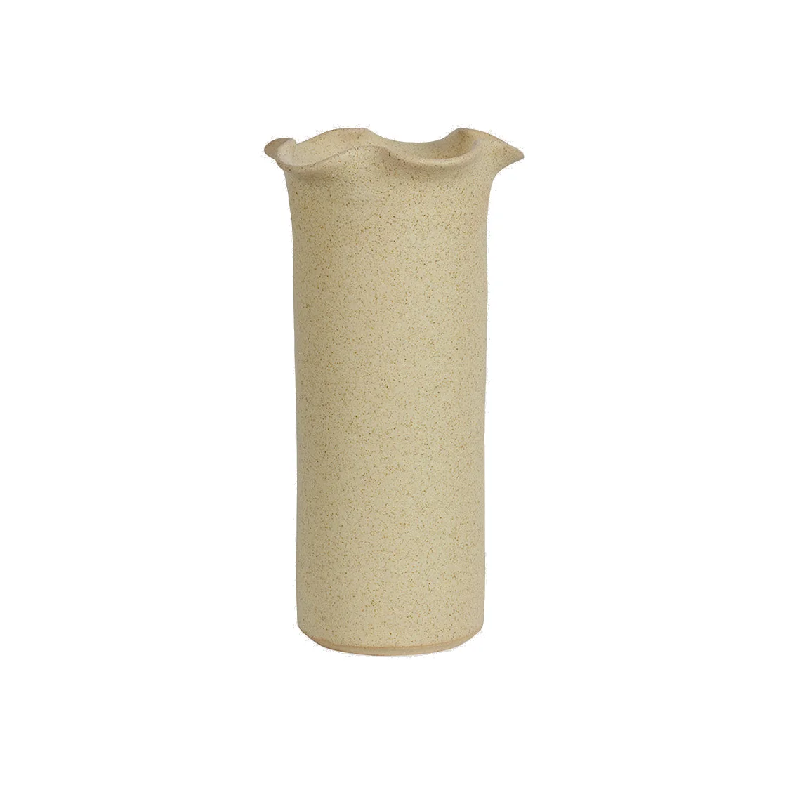 Heal's + Aylesford Clay Fluted Vase Small – image 1
