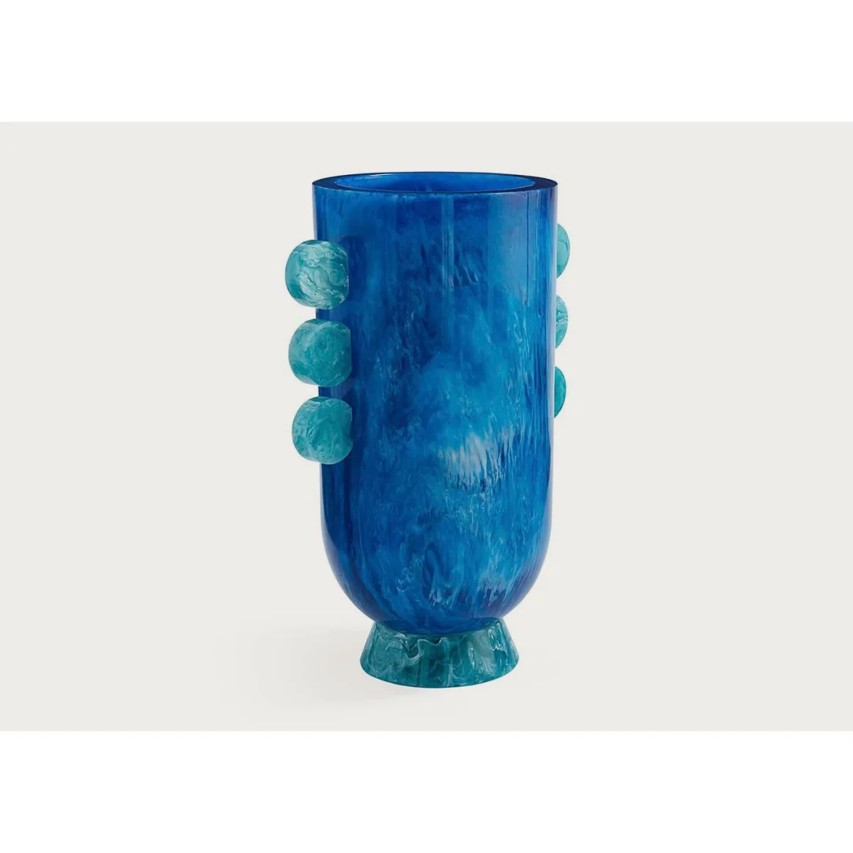 Jonathan Adler Como Disc Urn Turquoise – image 3