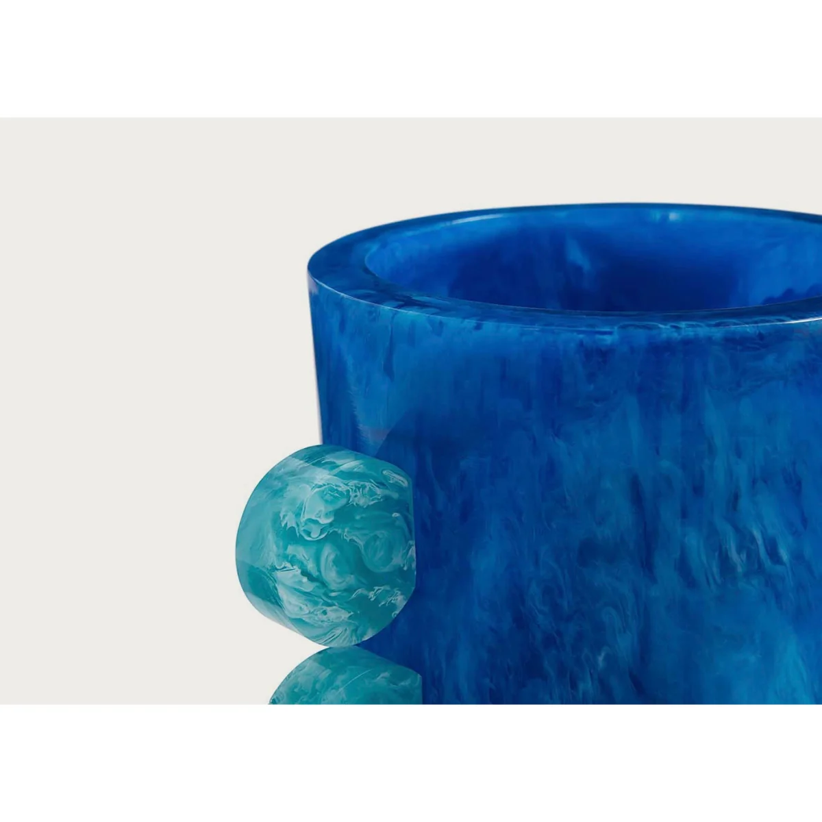 Jonathan Adler Como Disc Urn Turquoise – image 4