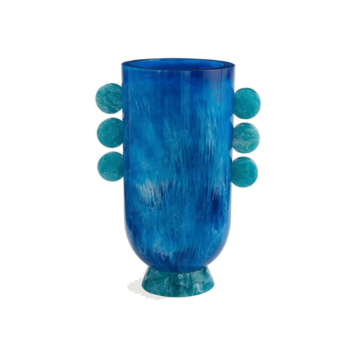Jonathan Adler Como Disc Urn Turquoise – image 1