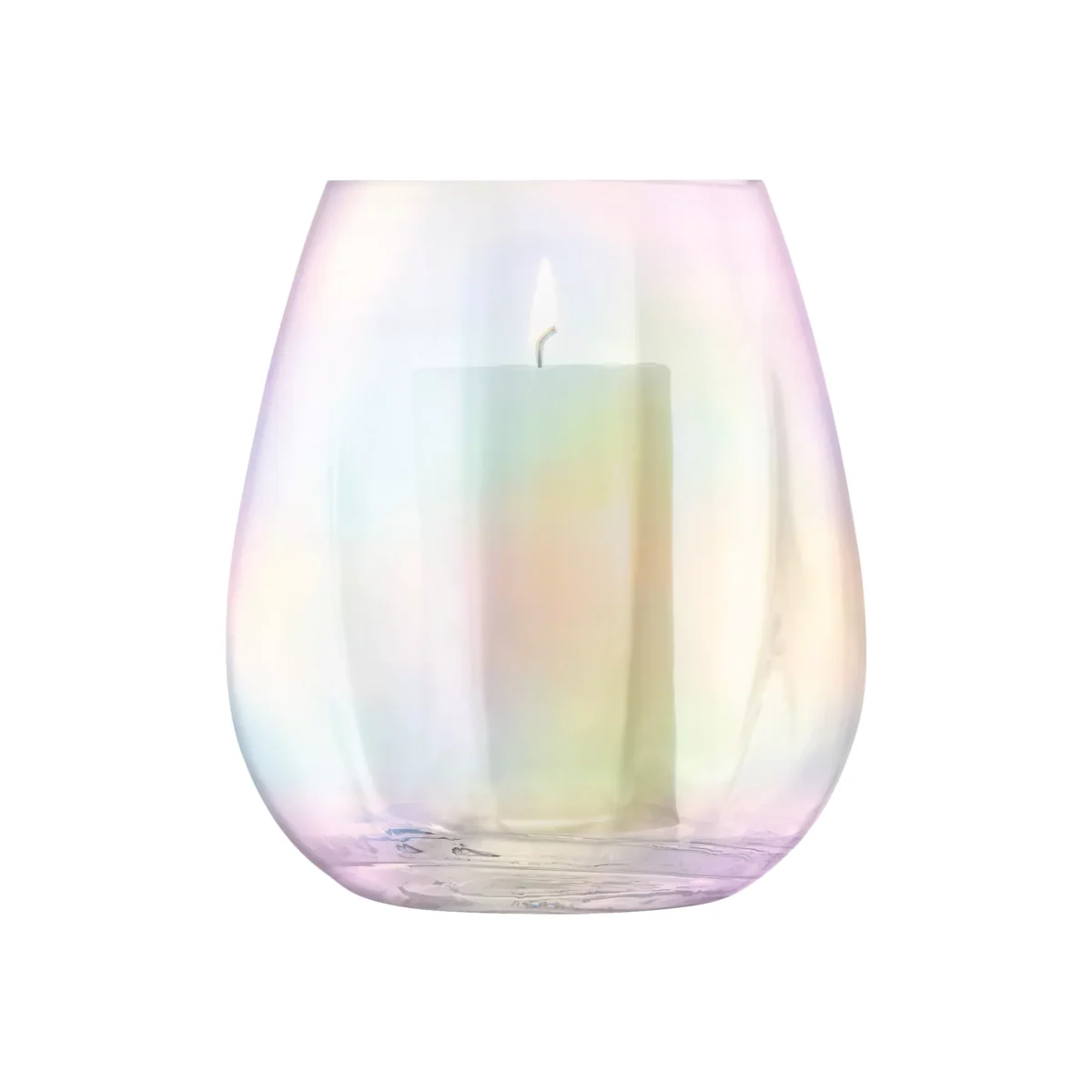 LSA International Pearl Optic Lantern/Vase, H22cm – image 1