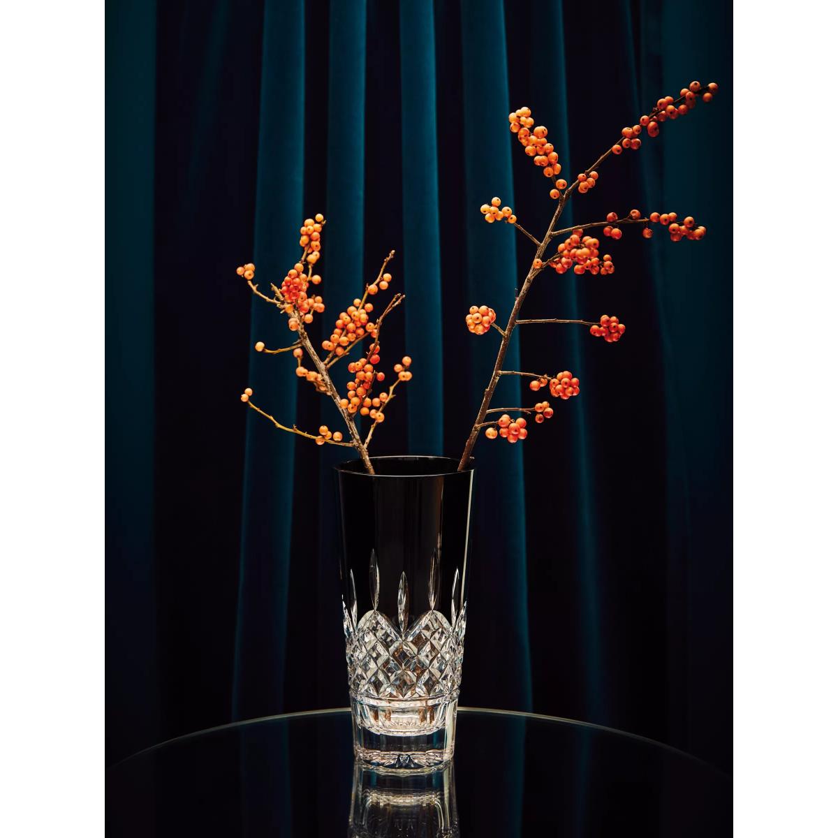 Waterford Lismore Black Vase, H25cm, Black – image 2