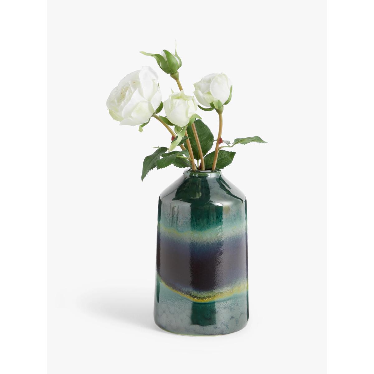John Lewis & Partners Ocean Vase, H18cm, Multi – image 2