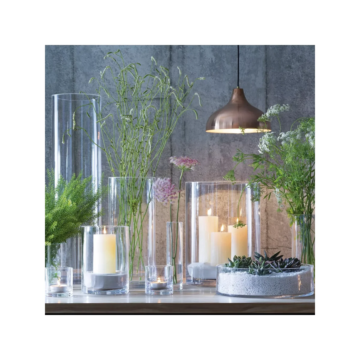 LSA International Column Vase/Lantern, H40cm – image 6