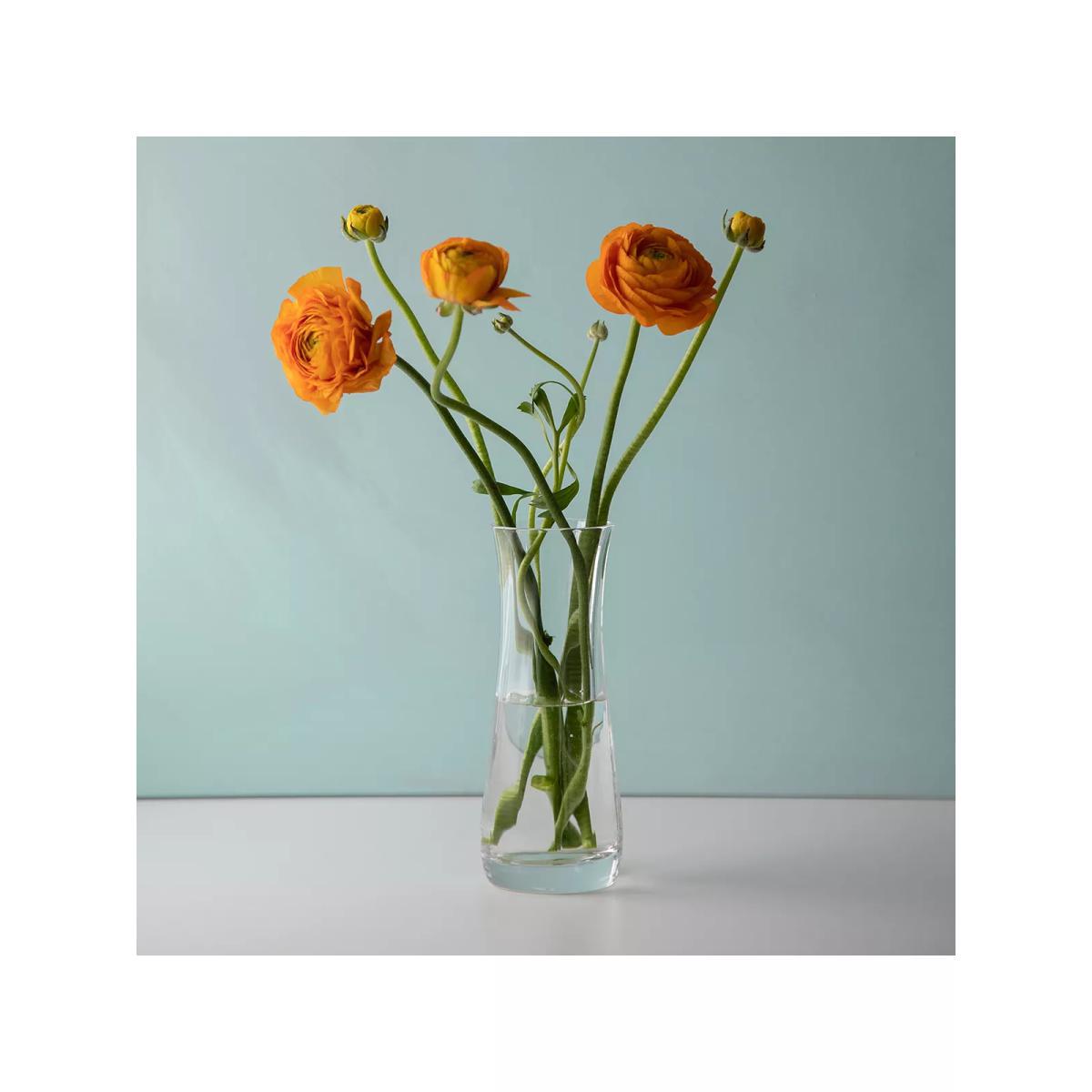 Dartington Crystal Florabundance Bluebell Vase, H18.5cm, Clear – image 4