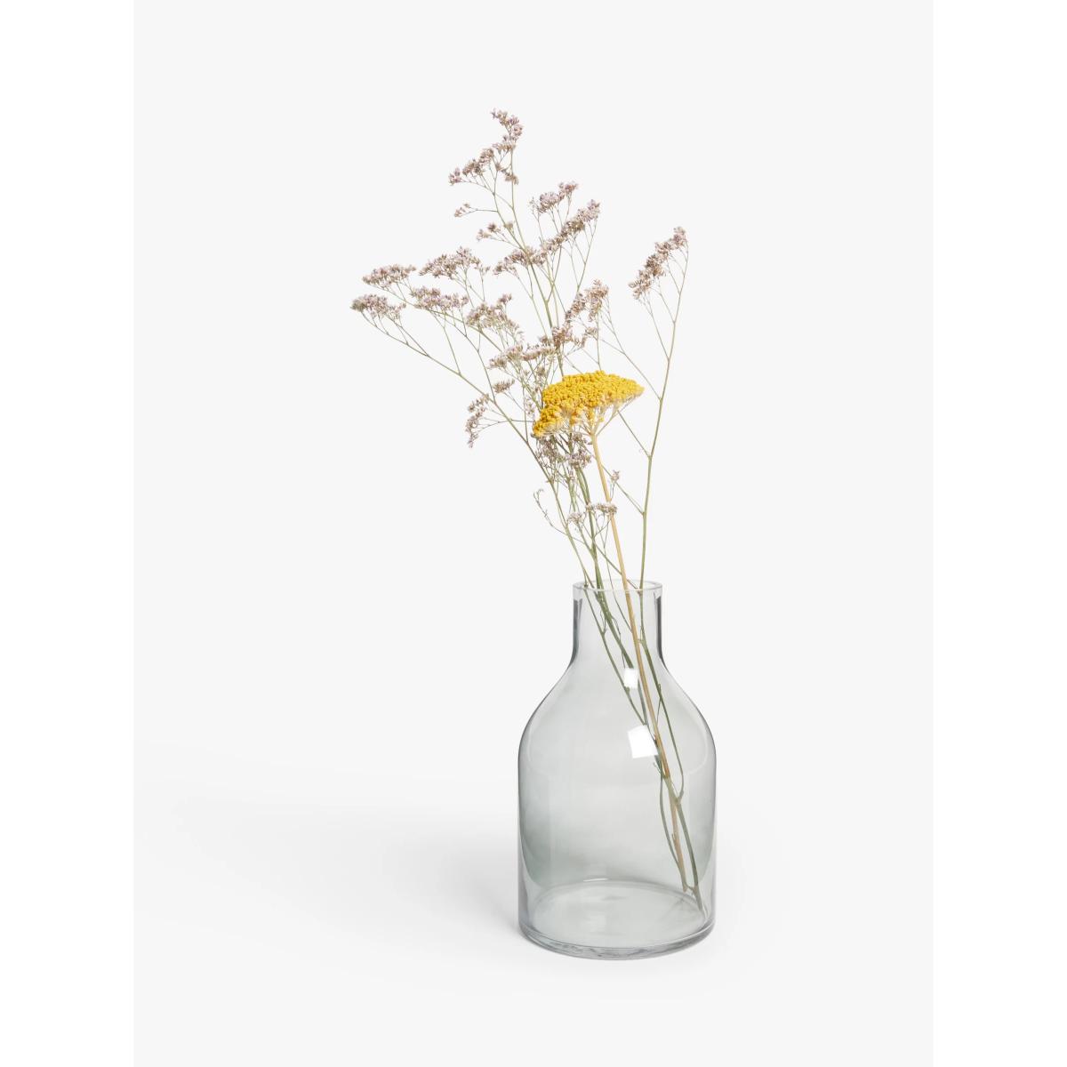 John Lewis Coloured Glass Vase, H22cm, Grey – image 3