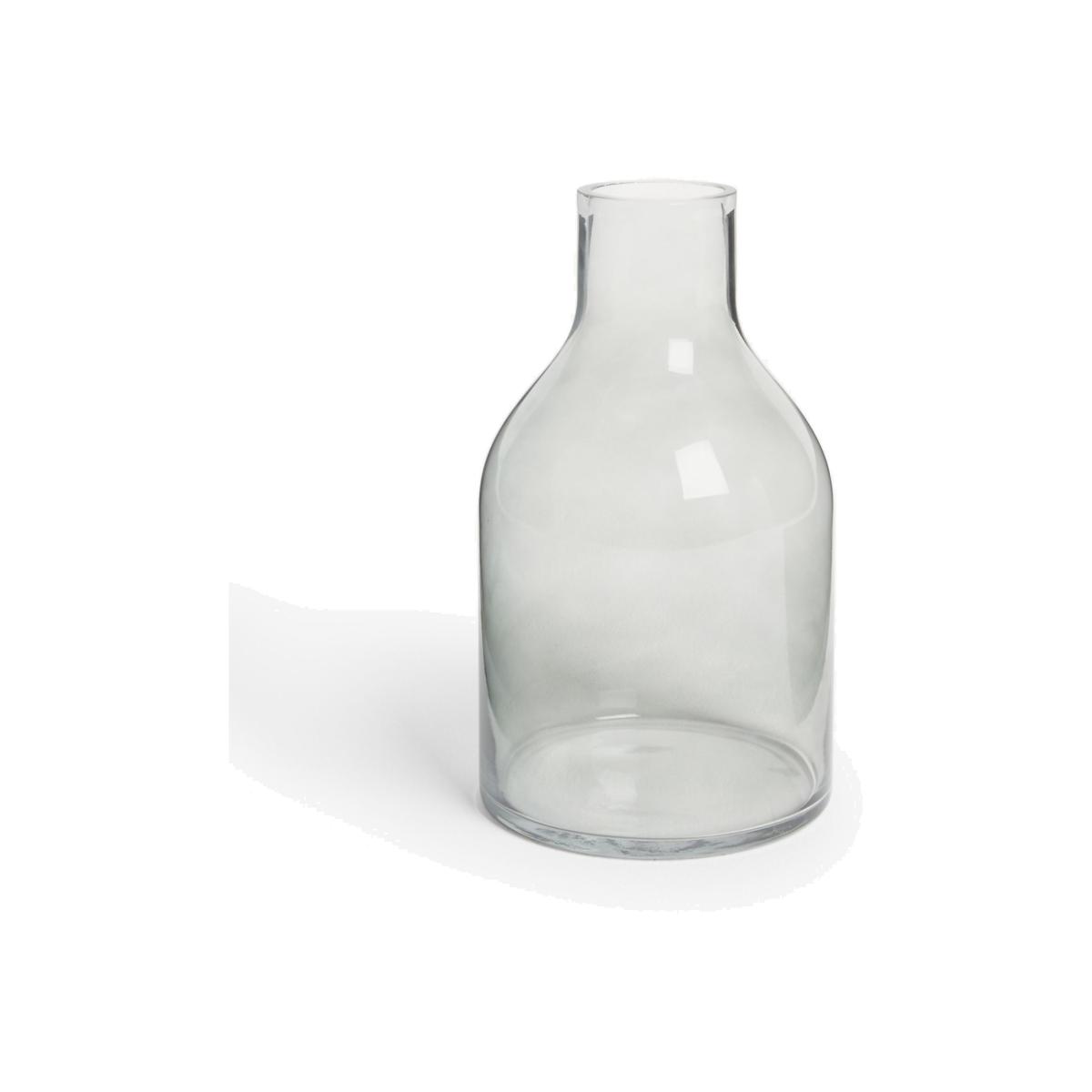 John Lewis Coloured Glass Vase, H22cm, Grey – image 1