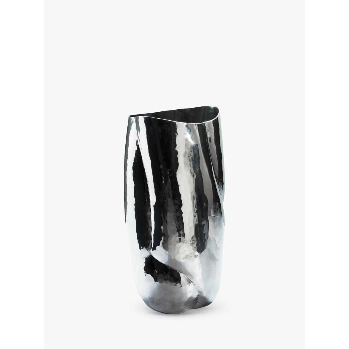 Tom Dixon Cloud Vase, H43.5cm, Silver – image 2
