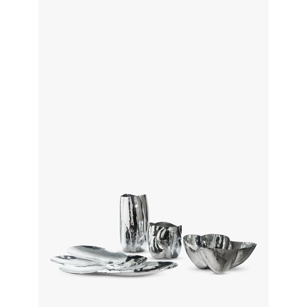 Tom Dixon Cloud Vase, H43.5cm, Silver – image 7