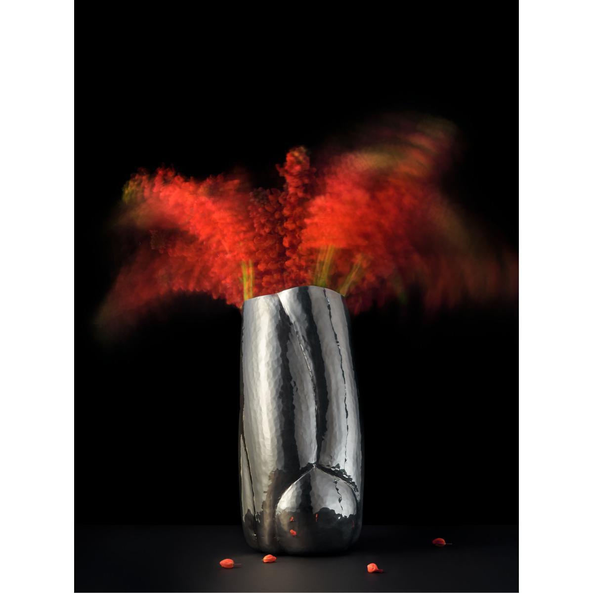 Tom Dixon Cloud Vase, H43.5cm, Silver – image 9