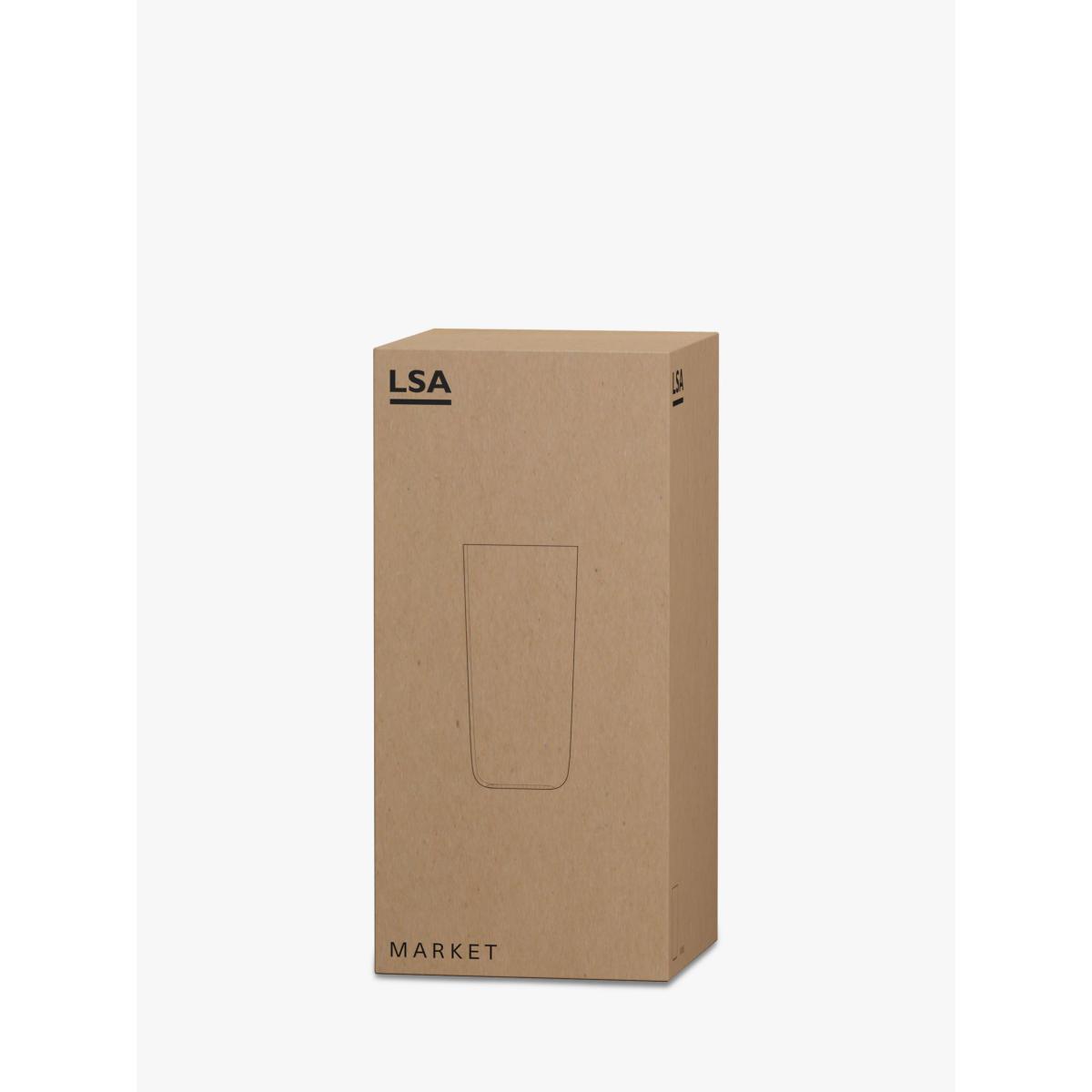 LSA International Market Vase, H24cm, Clear – image 3