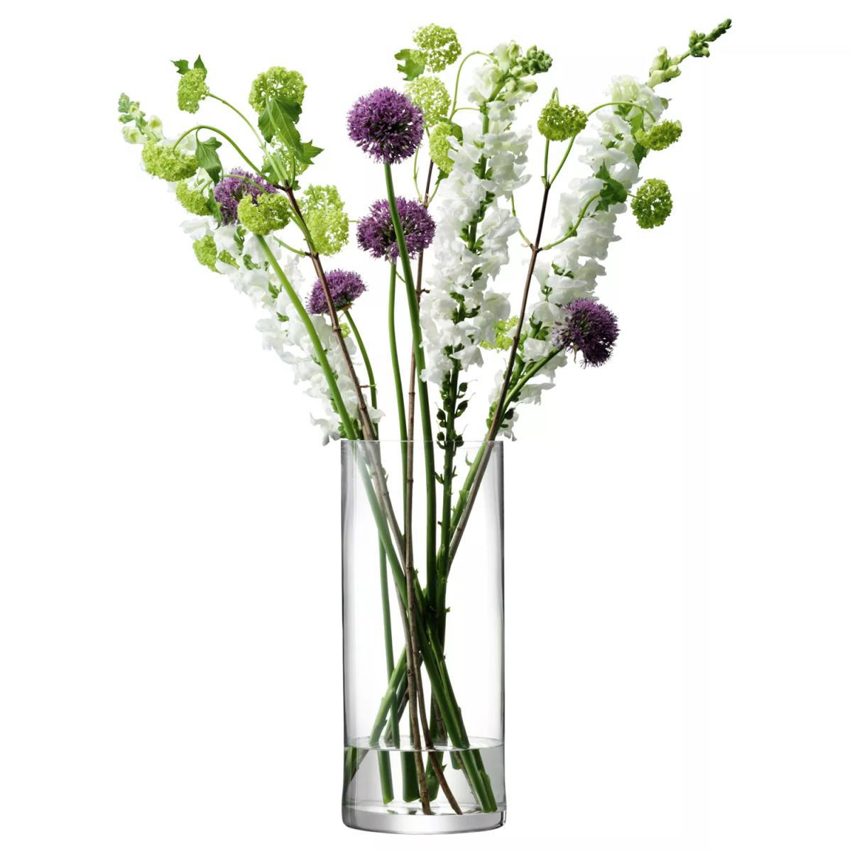 LSA International Column Vase, H42cm, Clear – image 2
