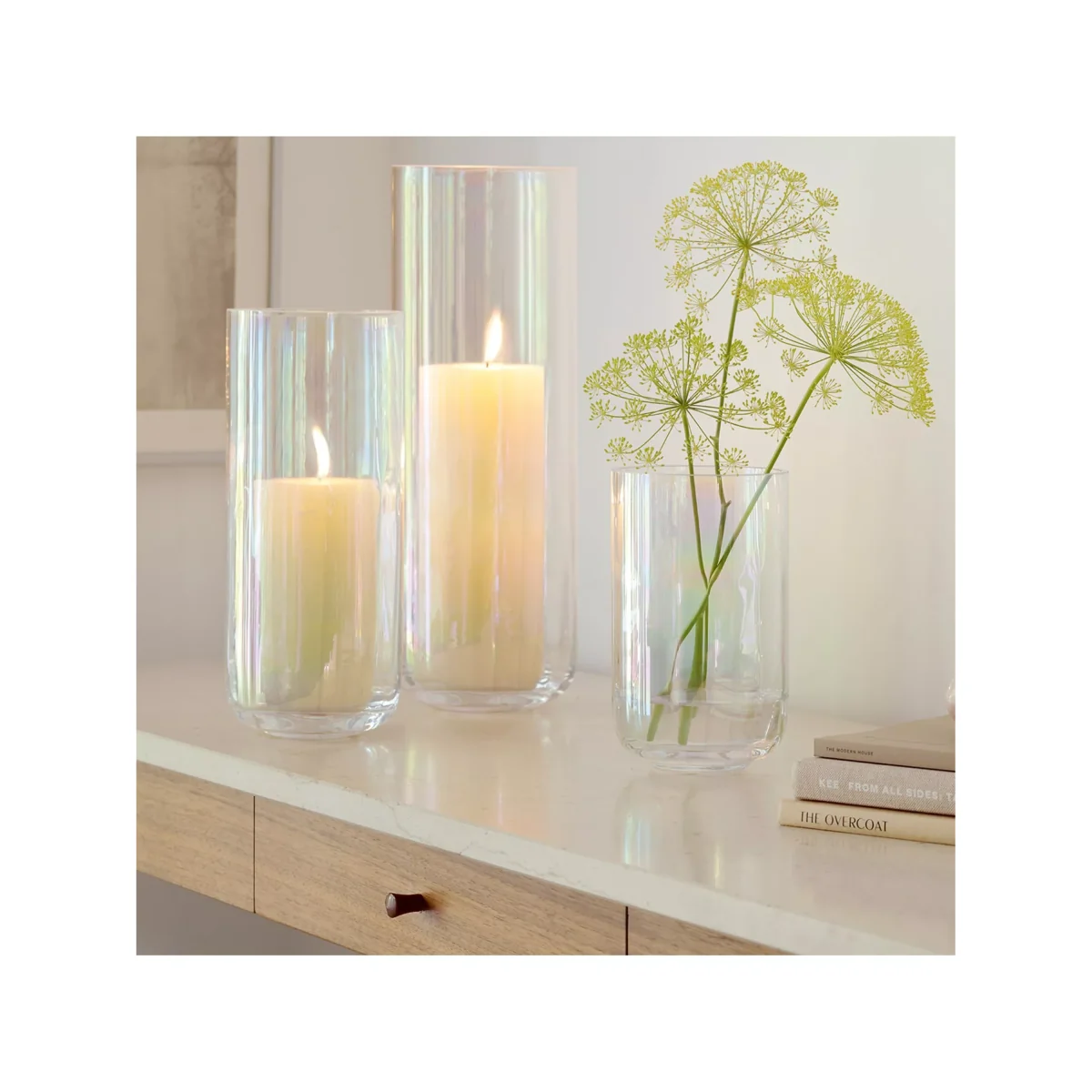 LSA International Pearl Optic Lantern/Vase, H28.5cm – image 4
