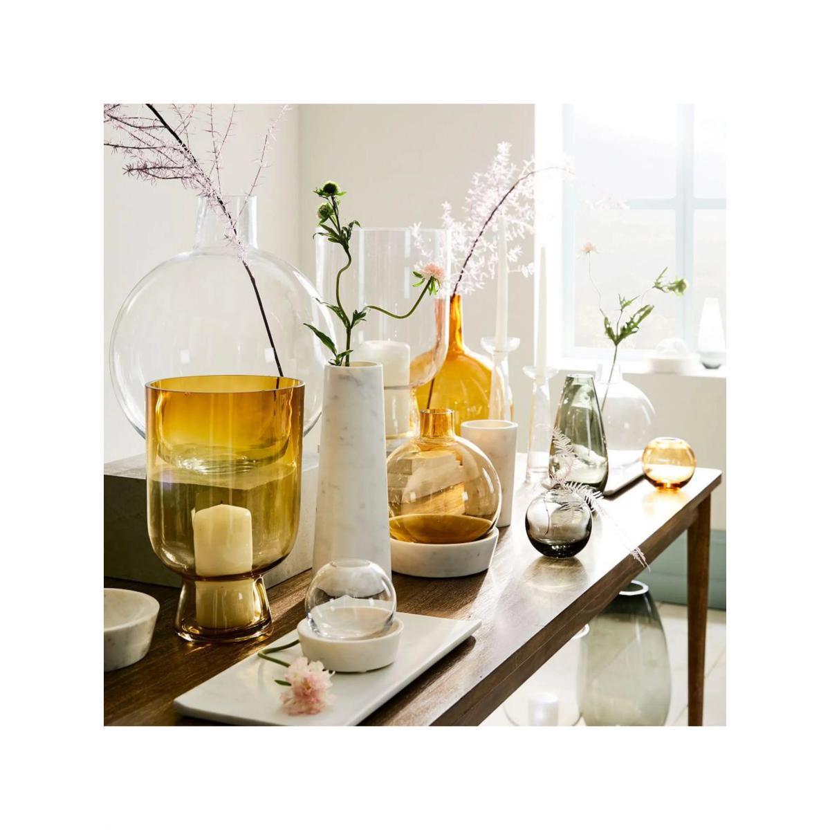 west elm Foundations Small Glass Vase, H23cm, Clear – image 5