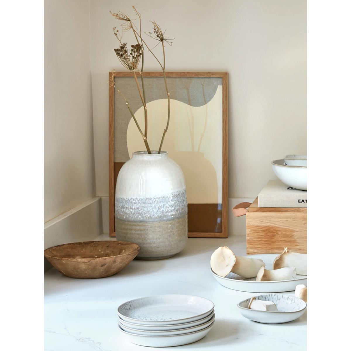 Denby Kiln Barrel Vase, H26cm, Natural – image 4