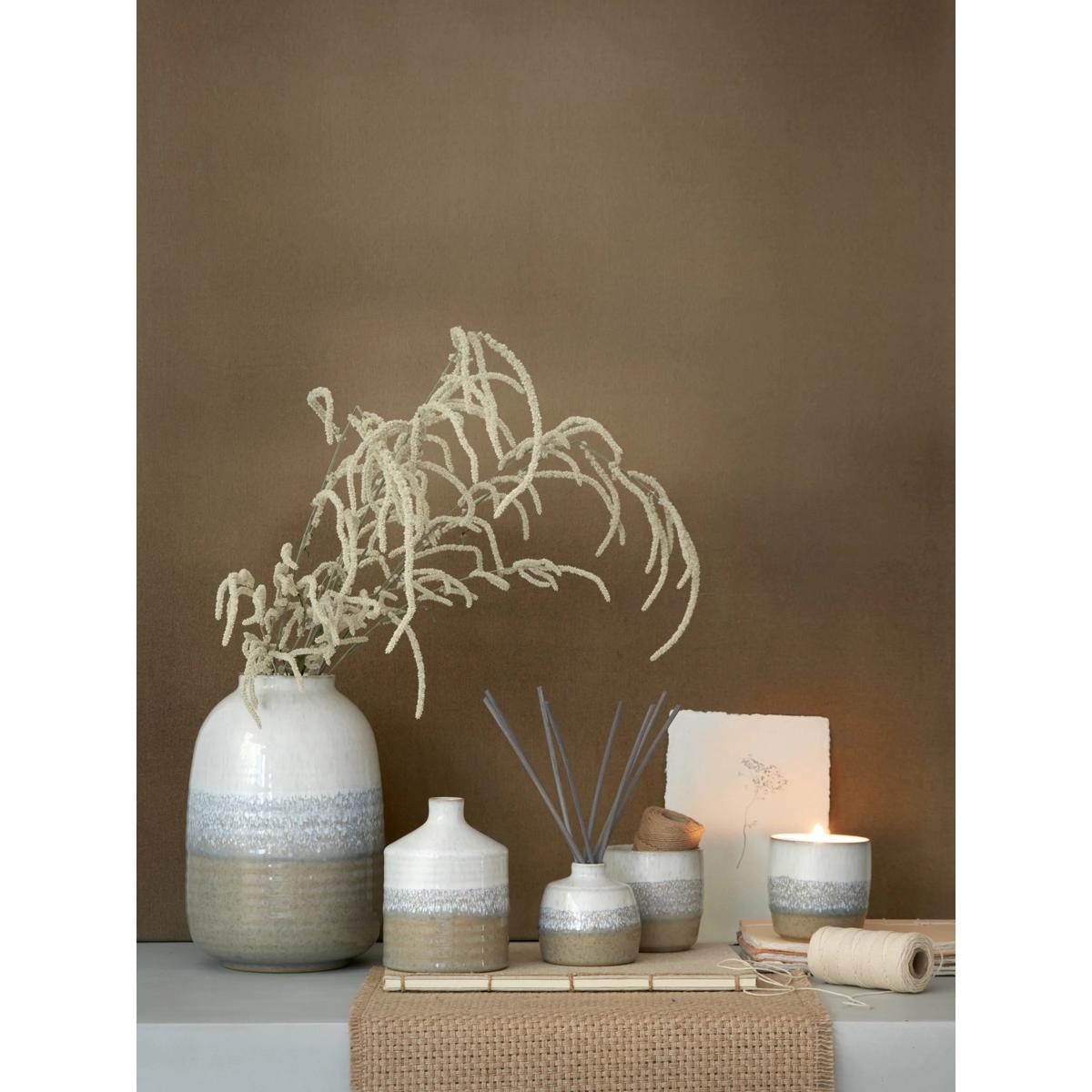 Denby Kiln Barrel Vase, H26cm, Natural – image 5
