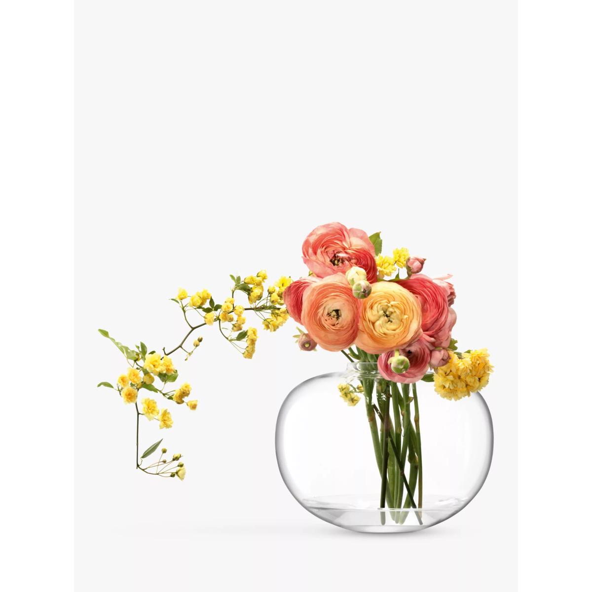 LSA International Flower Curve Bouquet Vase, H20cm, Clear – image 2