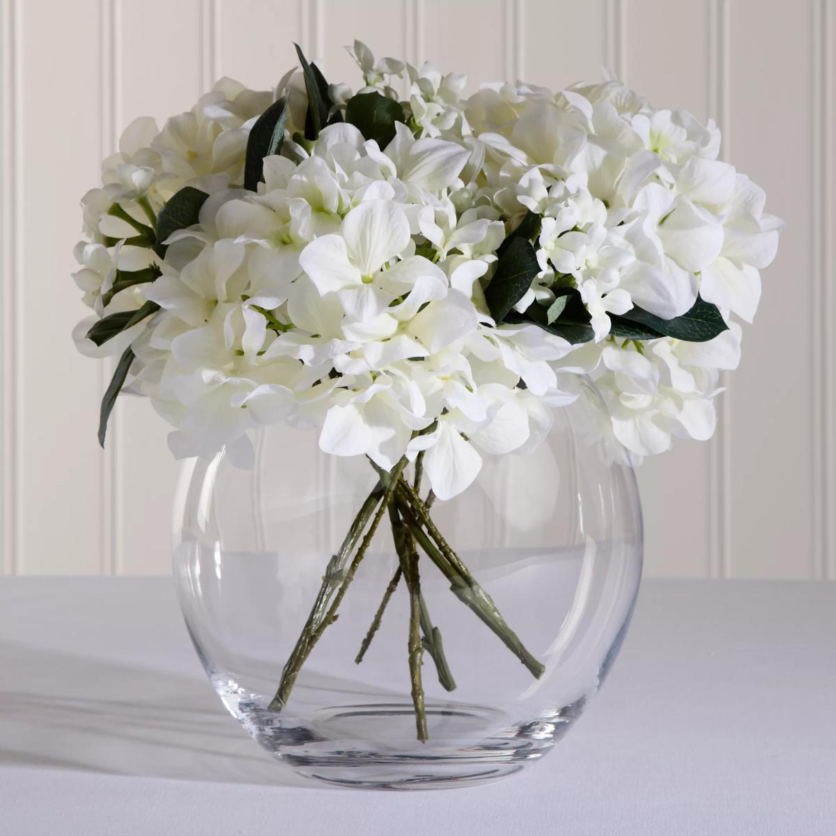 LSA International Flower Bouquet Globe Vase, H22cm, Clear – image 3