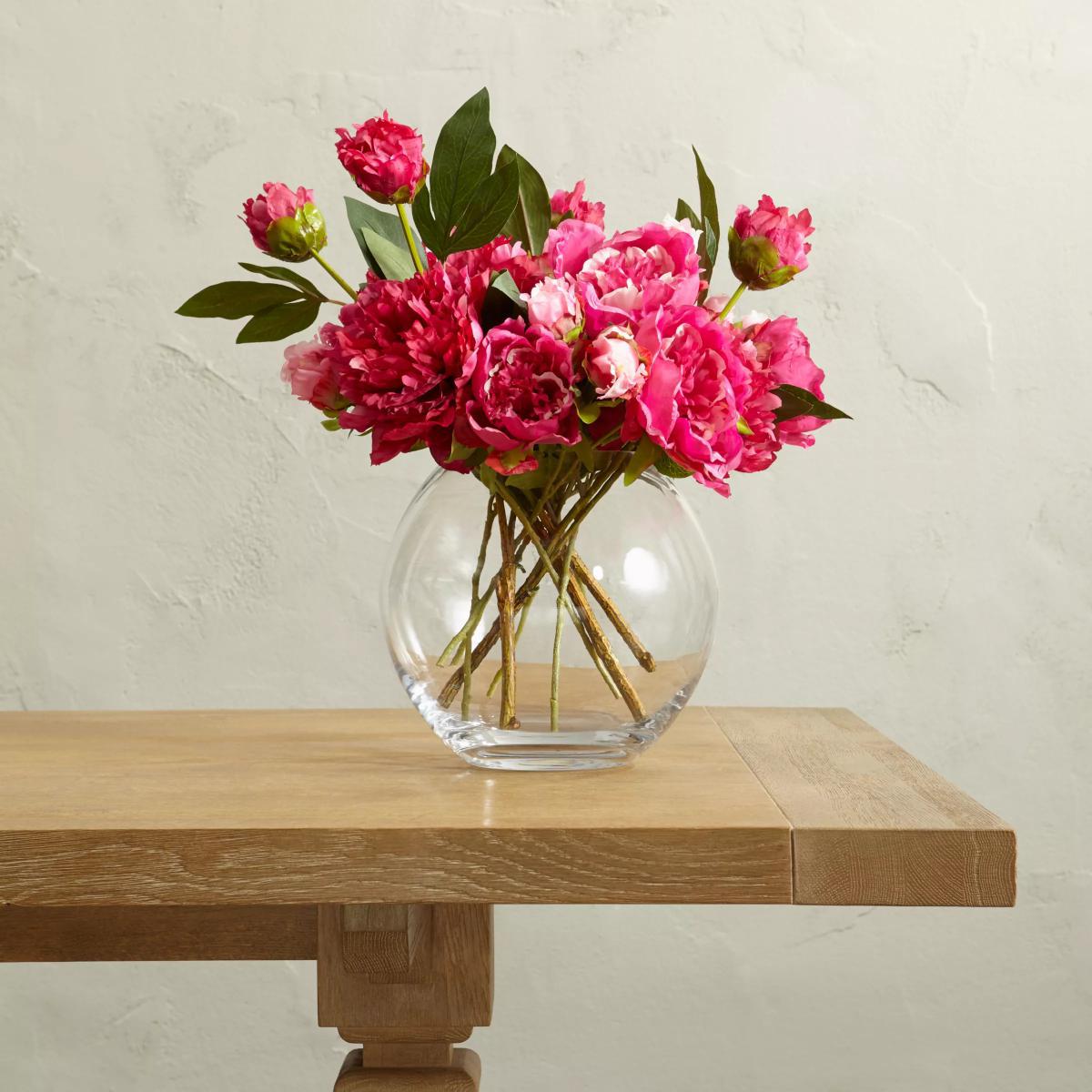 LSA International Flower Bouquet Globe Vase, H22cm, Clear – image 4