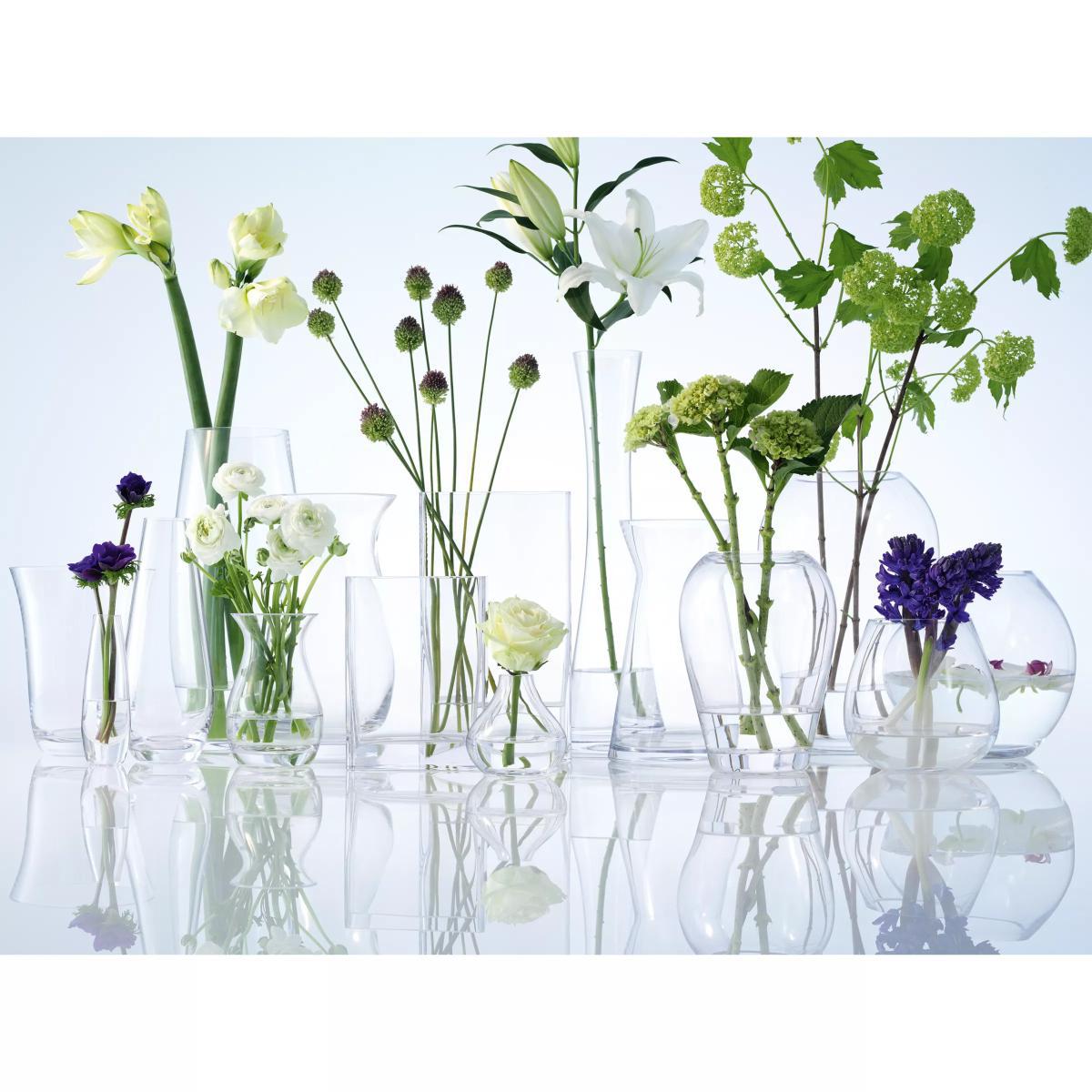 LSA International Flower Bouquet Globe Vase, H22cm, Clear – image 5