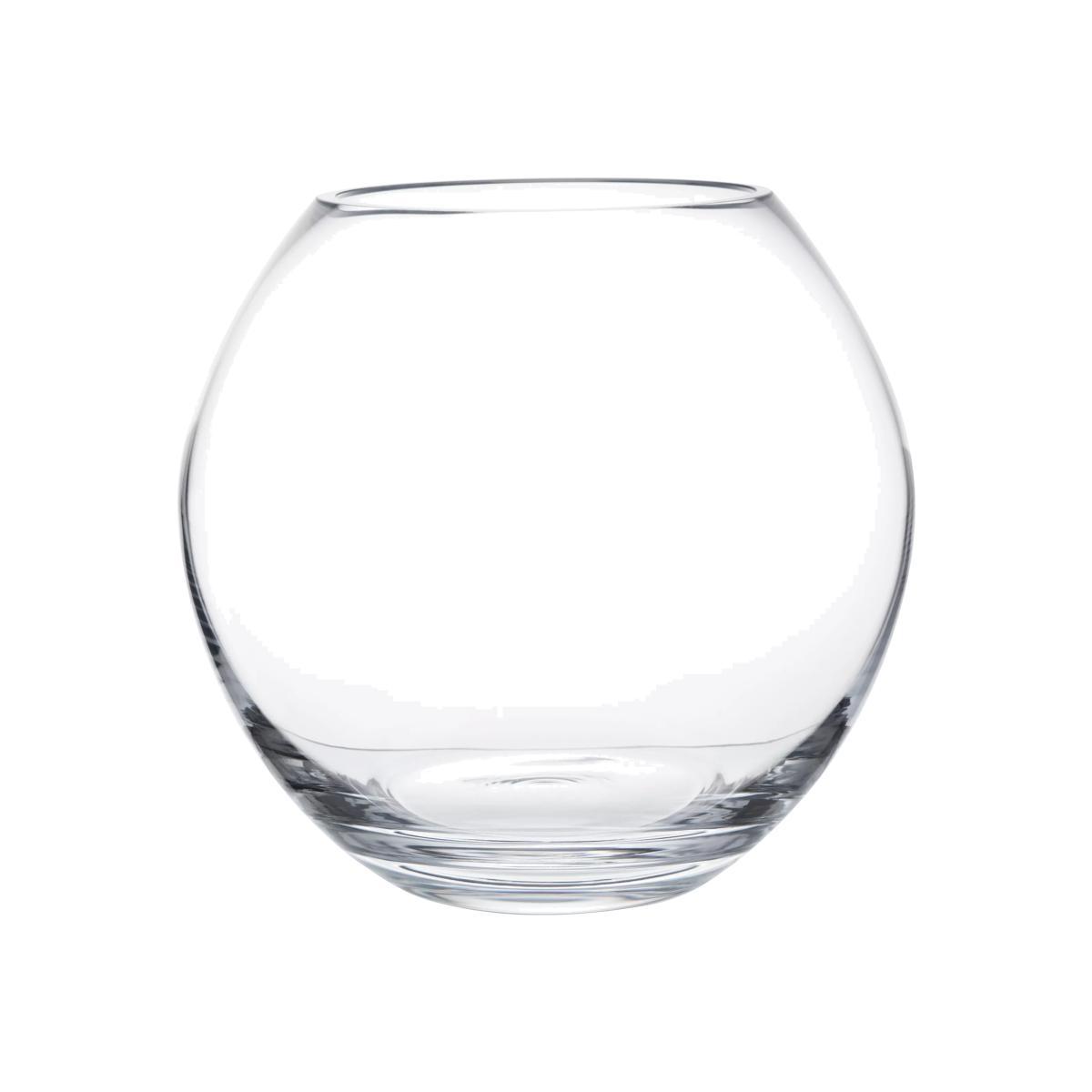 LSA International Flower Bouquet Globe Vase, H22cm, Clear – image 1