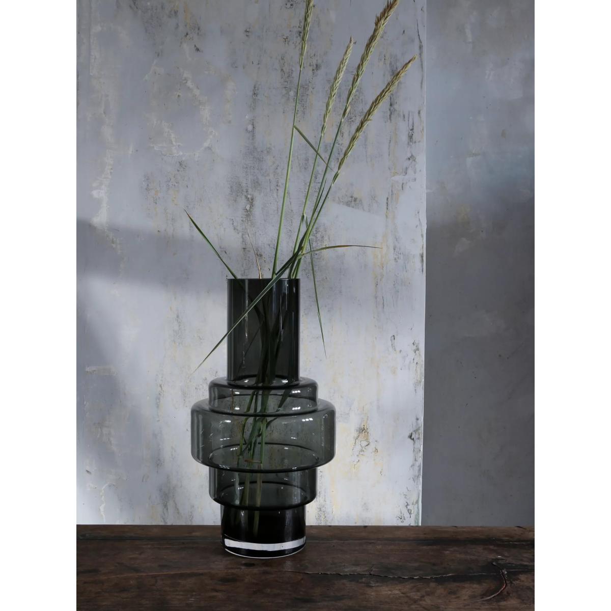 Ro Collection No. 45 Hurricane Candle Holder or Vase, H46cm, Smoked Grey – image 4