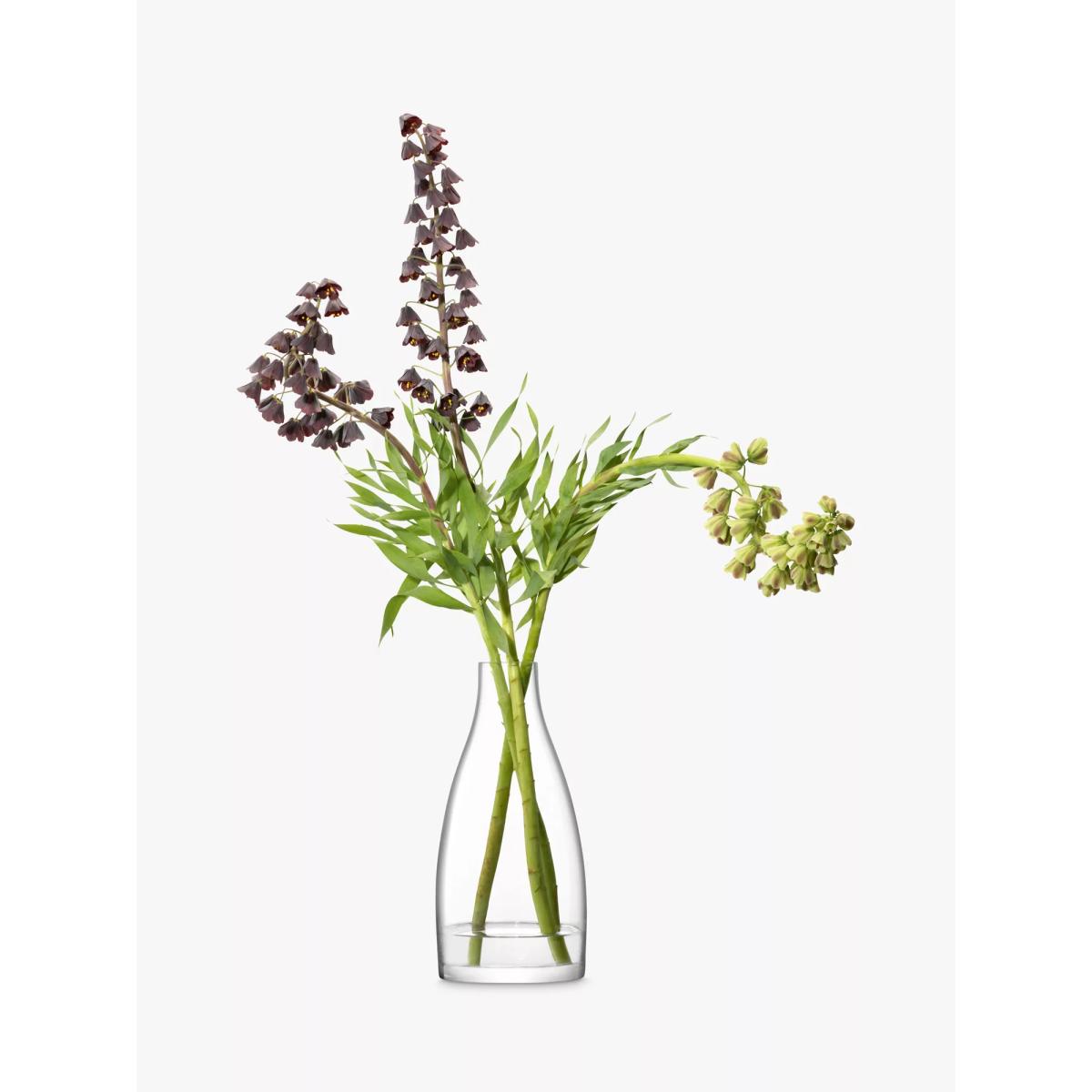 LSA International Flower Kiln Vase, H31cm, Clear – image 3