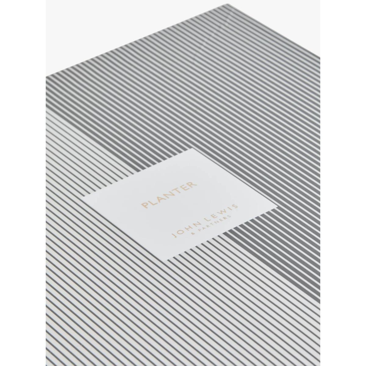 John Lewis & Partners Round Ribbed Planter Vase – image 3