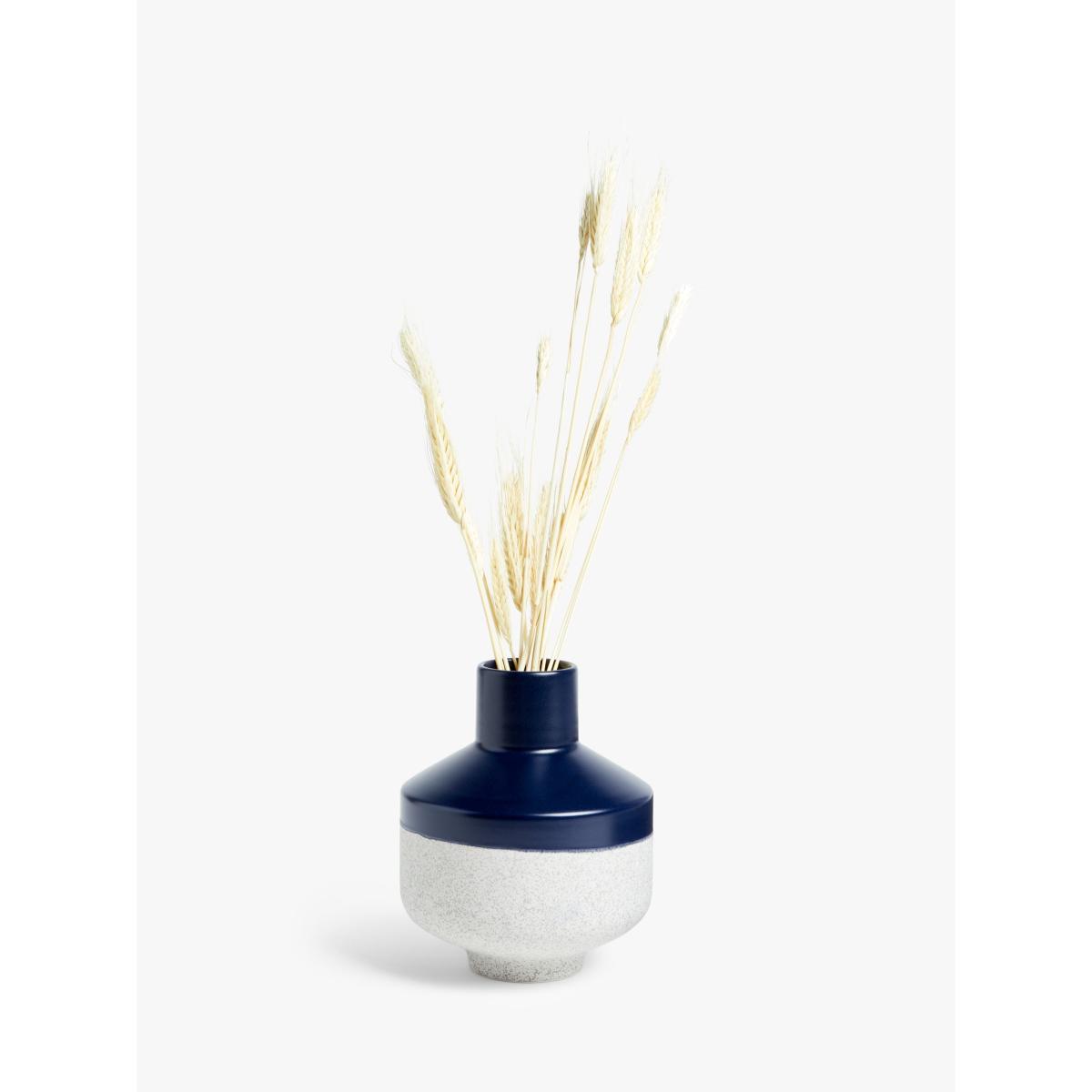 John Lewis Libra Dipped Glaze Vase, H15cm, Multi – image 2